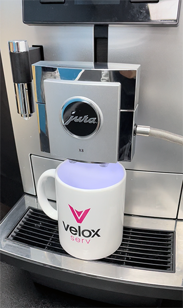 Refreshments in the VeloxServ client area