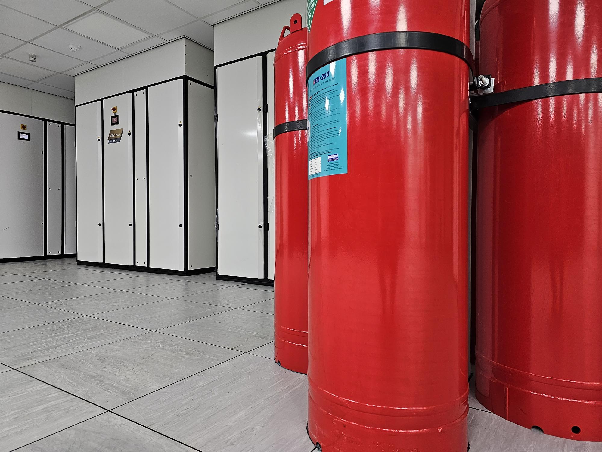 Cooling systems in the VeloxServ Redditch colocation facility